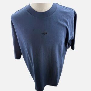 New Balance Oversized Men's Navy Blue Shirt